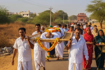 Hindu funeral service